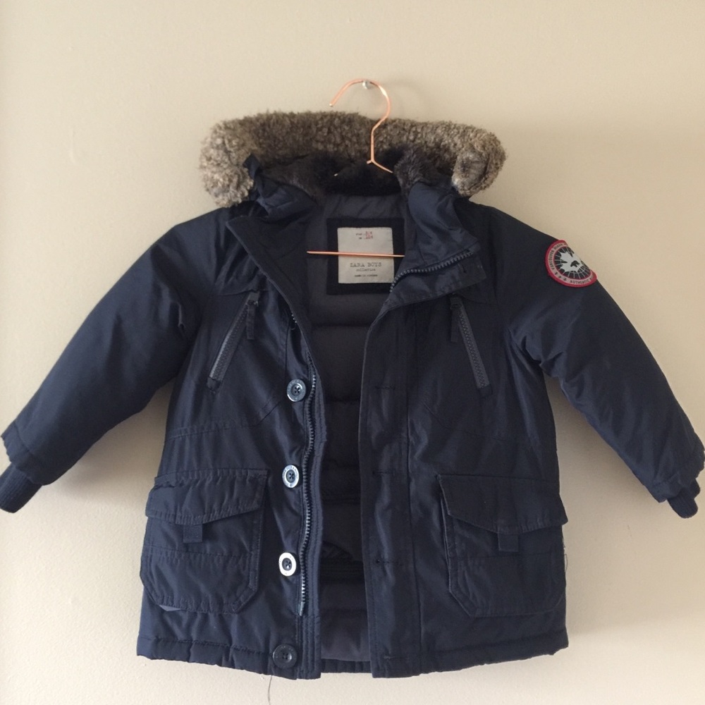 Zara Boys Canada weather Parka